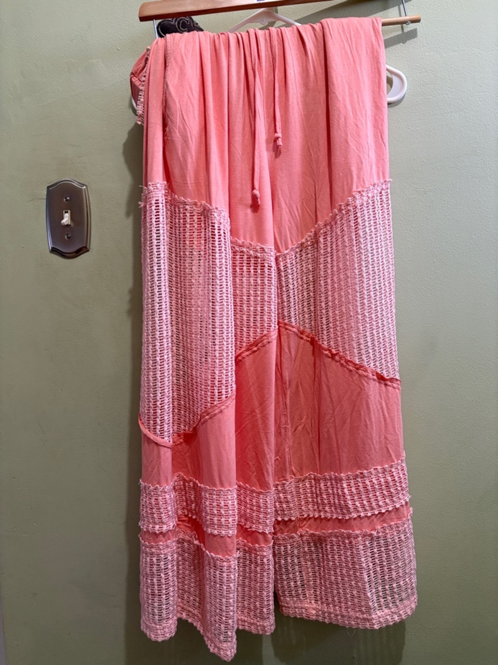 POL Coral Pink Track Jogger Pants